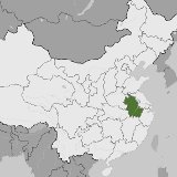 Map of Anhui, China