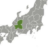 Map of Gifu, Japan