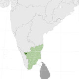 Map of Nilgiri, India